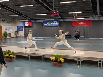 Les sabreurs Tarbais de retour à la compétition, exploit de l'espoir Mathide Moureau