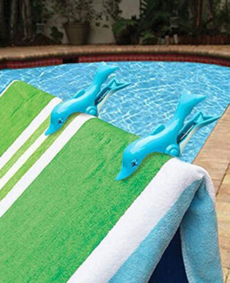 dolphin towel clips