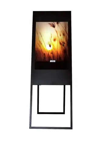 32 Inch Angle Shape Digital Standee