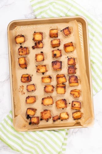 crispy baked tofu