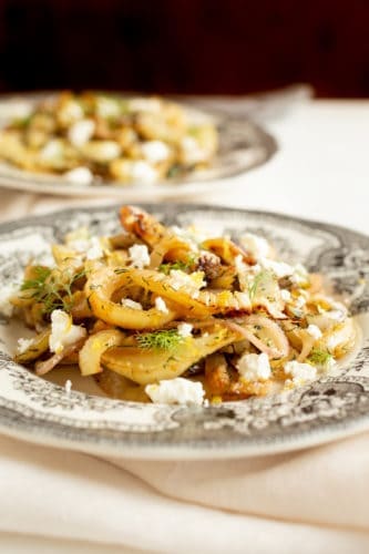 caramelized fennel salad