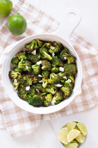 coconut roasted broccoli