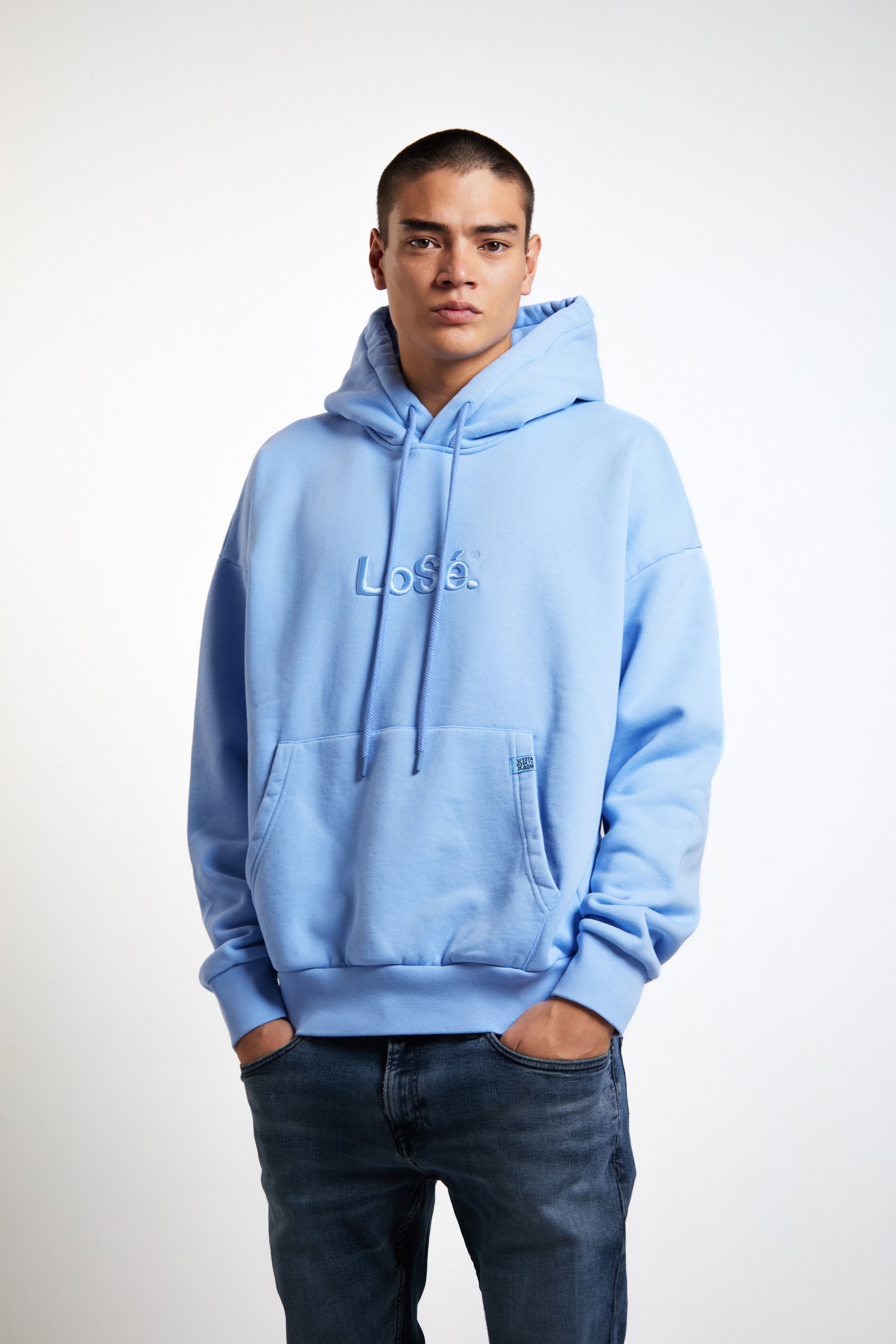 Powder Blue Oversized Hoodie
