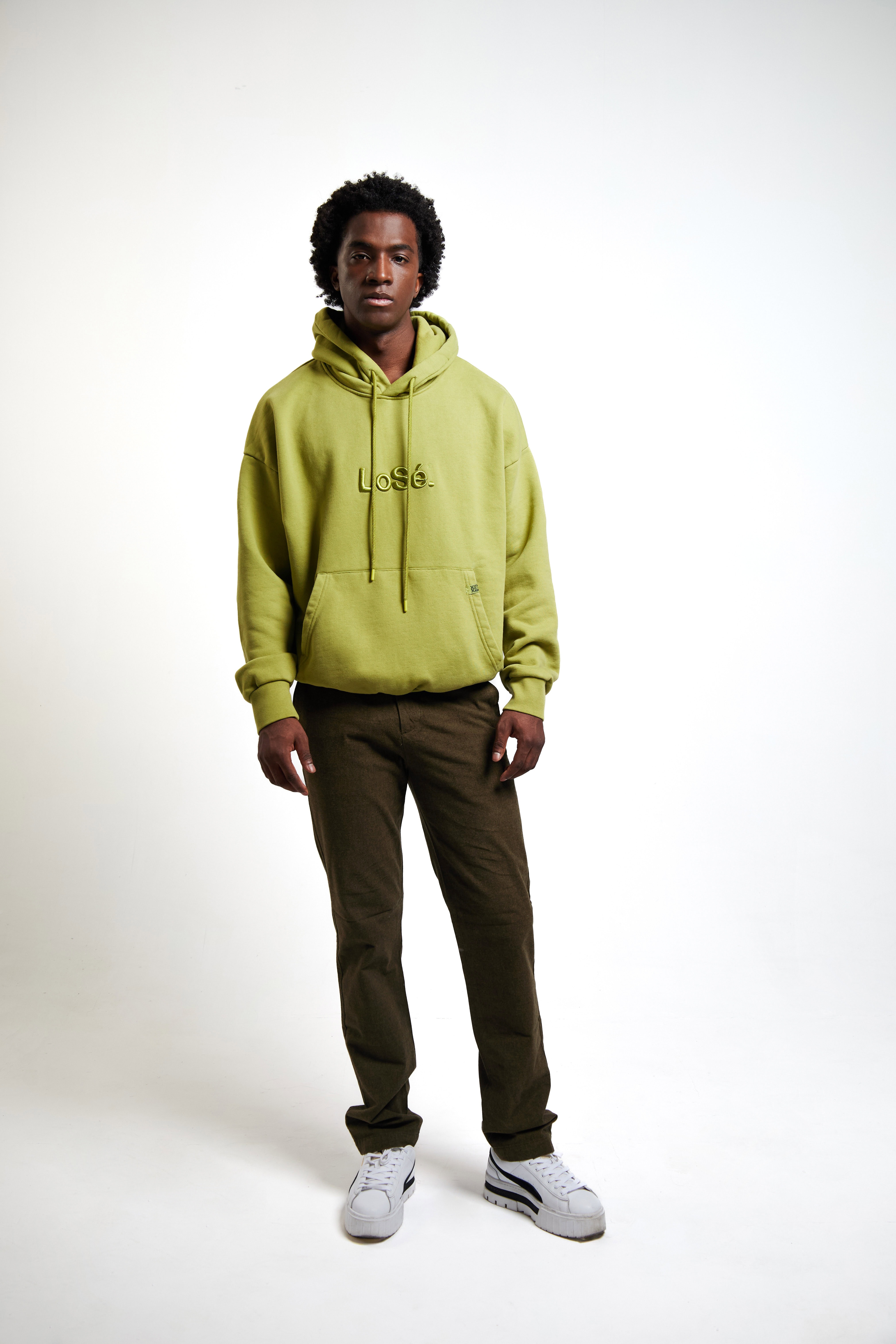 Silent Olive Oversized Hoodie