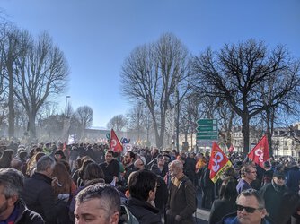 Manif retraite Tarbes