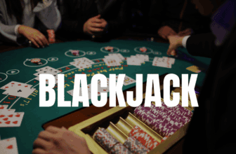 Ein Blackjack Tisch mit dem Titel Blackjack