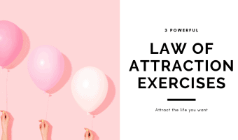 Law of attraction exercises to help you gain clarity, raise your vibrations and allow the law of attraction to deliver to you what you want. #lawofattraction #LOA