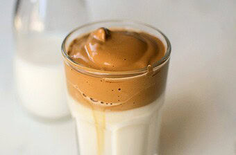 Korean style whipped instant coffee