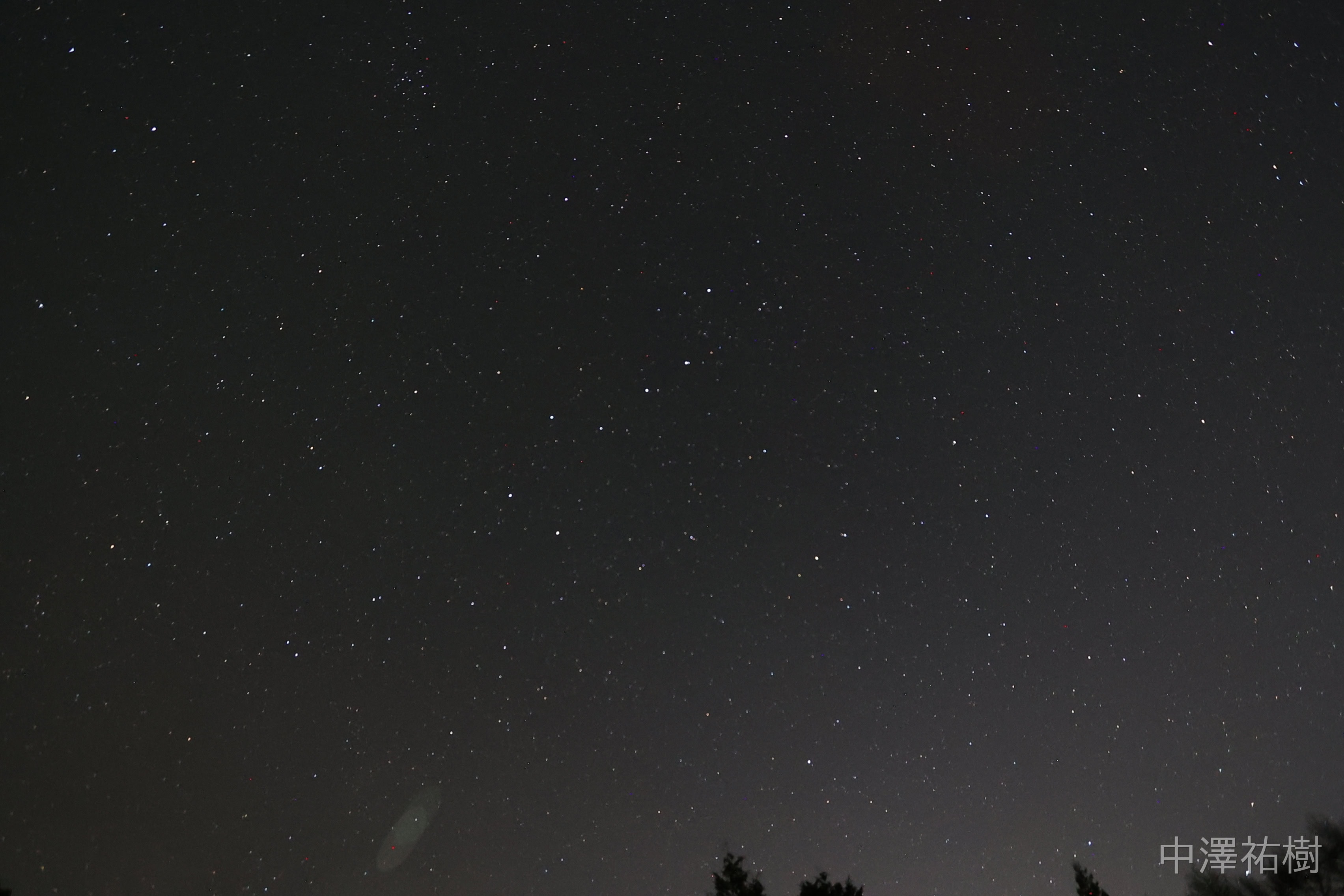 露出15秒、ISO6400、16mm