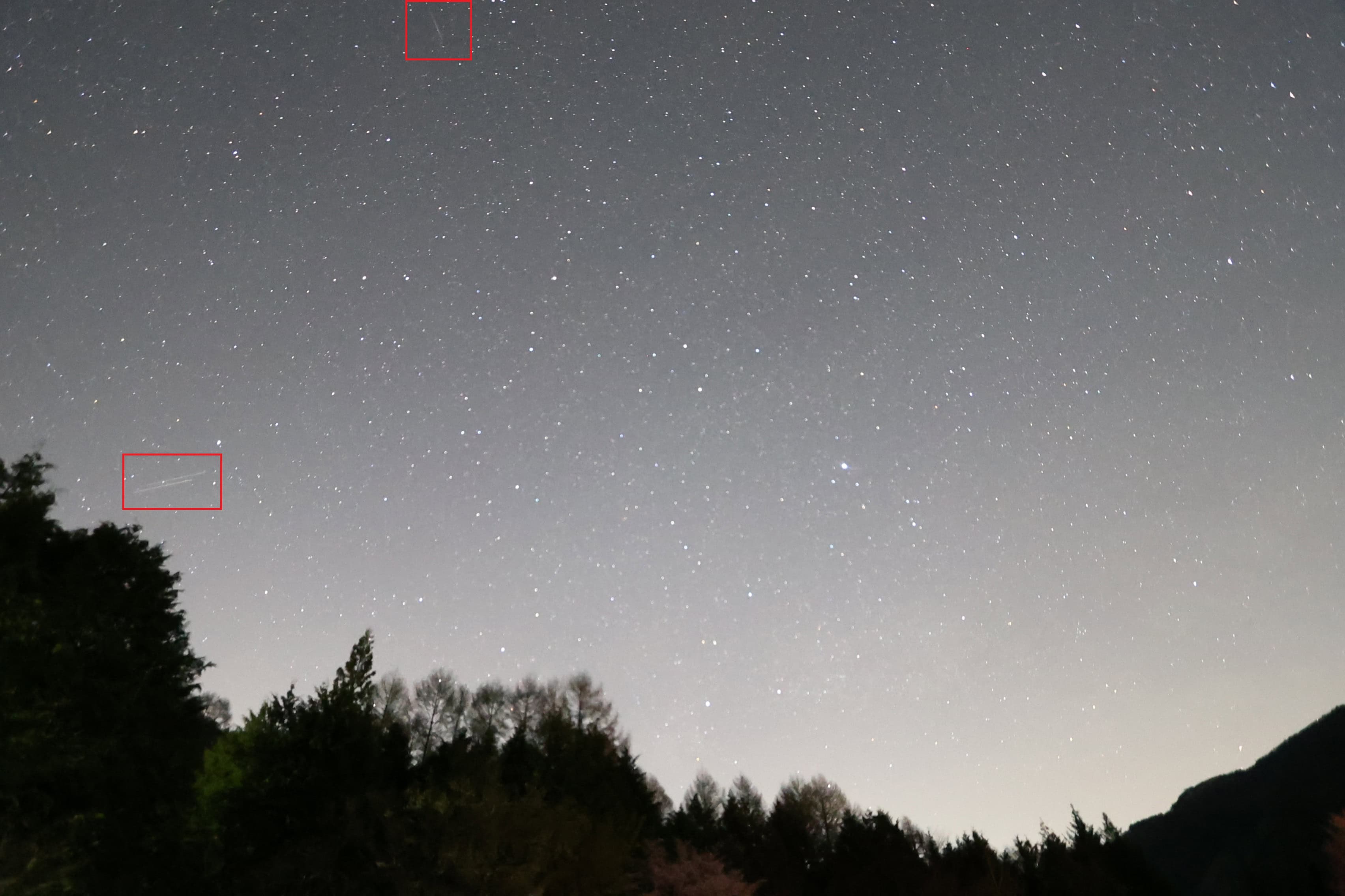 人工衛星の軌跡１、ISO16000、16mm