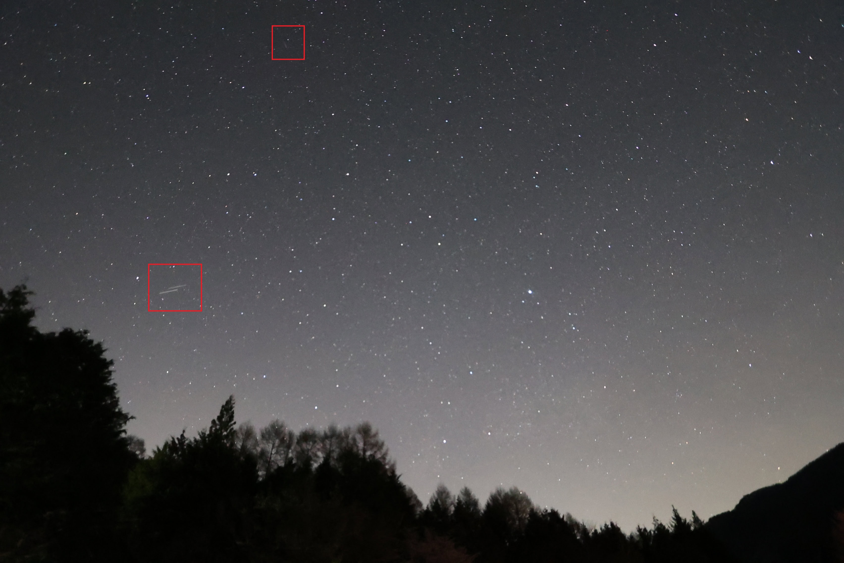 人工衛星の軌跡２、ISO16000、16mm