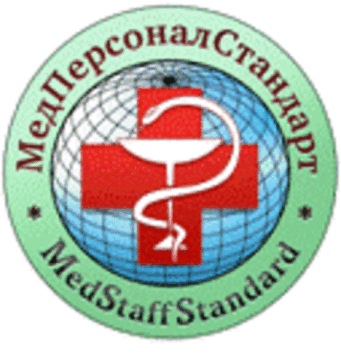 Лого системы «Система добровольной сертификации персонала «МедПерсоналСтандарт»»
