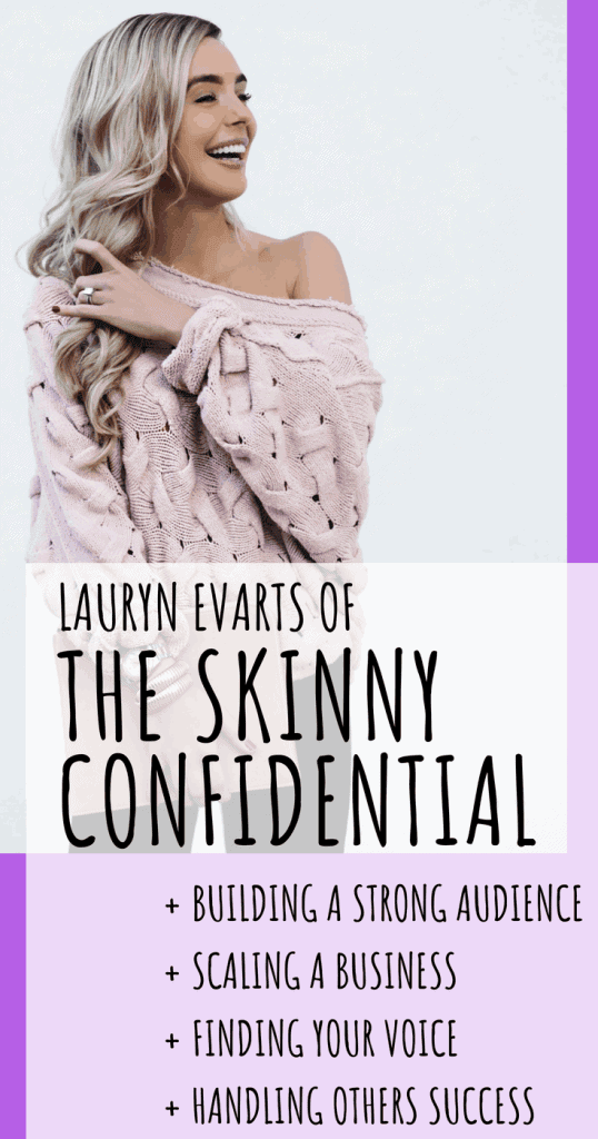 Lauryn Evarts Interview The Skinny Confidential and Hello Spoonful
