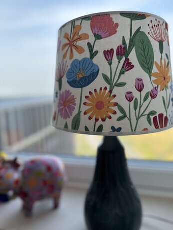 Lampskärm som minner om sommaren