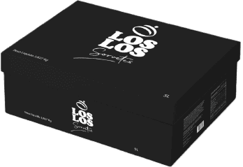 Embalagem no formato de caixa do Sorvete LosLos