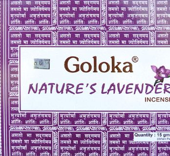 Encens Goloka Nature&rsquo;s Lavande 15g