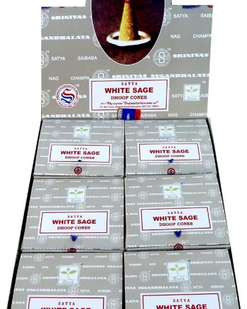 Encens Satya Sauge Blanche 12 cônes