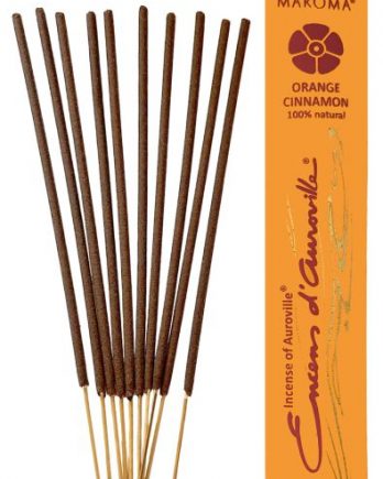 Encens Auroville Orange Cannelle 10 Bâtonnets