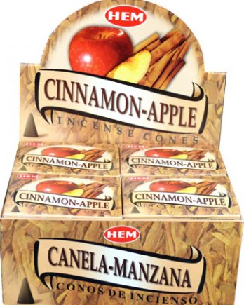 Encens Hem Cannelle Pomme 10 cônes