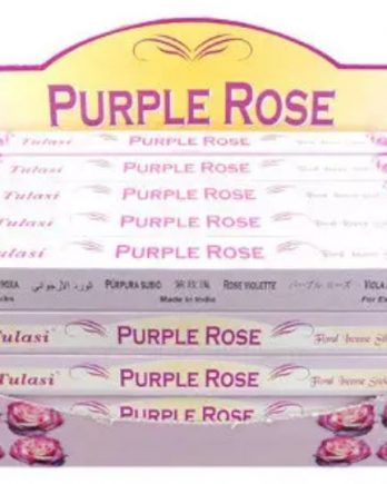 Encens Tulasi Rose Pourpre 8 bâtonnets