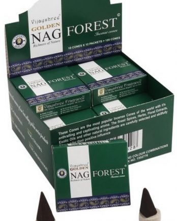 Encens Vijayshree Forest Golden Nag 10 cônes