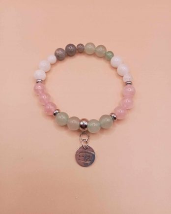 Bracelet astrologique du Cancer en pierres naturelles