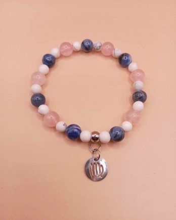 Bracelet astrologique du Vierge en pierres naturelles