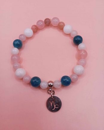 Bracelet astrologique du Capricorne en pierres naturelles