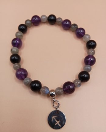 Bracelet astrologique du Sagittaire en pierres naturelles