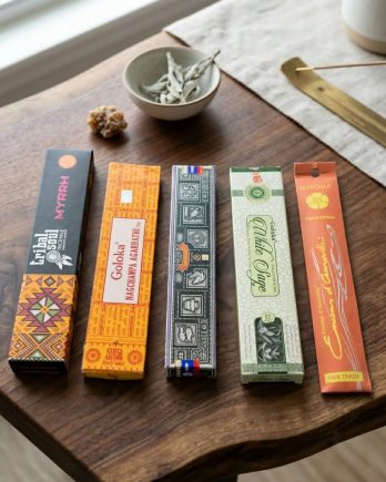Lot d’Encens 5 Boîtes – Coffret Cadeau Découverte