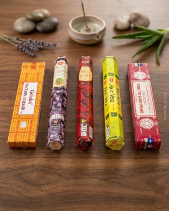 Lot d’encens Douceur & Famille – 5 encens doux et sécurisants pour toute la maison