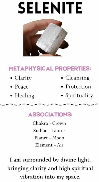 Selenite Crystal: Properties and Benefits