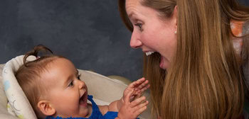 How parents respond to their infant’s babbling can speed the child’s language development