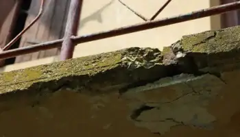 damage balcony