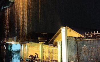 Kota Ternate Diguyur Hujan Lebat dan Sejumlah Titik ikut Tergenang