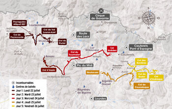 10 cols mythiques des Pyrénées réservés aux cyclistes pendant 5 jours après le Tour de France