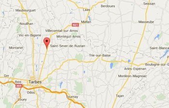 Un bébé gravement blessé dans un accident de la route à Escondeaux au nord de Tarbes
