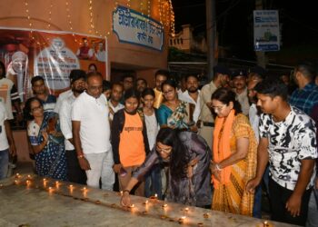 কান্দীতে সেবা সংকল্প অভিযান: ৩ জায়গায় প্রদীপ প্রজ্বলন ও বিশেষ পূজা