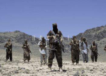 Baloch Liberation Army (BLA) fighters at some undisclosed location. File Pic.