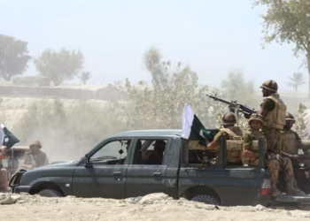 Pakistani security personnel man a roadblock in Balochistan's capital, Quetta.