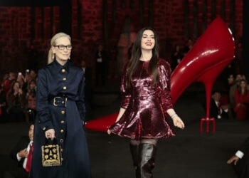 Meryl Streep y Anne Hathaway brillan en pasarela por estreno de ‘ The Devil Wears Prada 2 ‘ en México