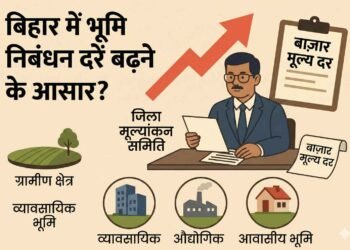 Signs of rising land prices in Bihar, significant increase in registration rates possible from April.