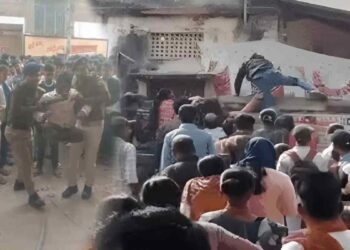 High drama in Bihar Matriculation exam: Some enter by jumping over walls, some end in a tragic death due to late arrival.