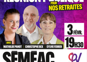 Retraites, la France Insoumise organise un meeting à Séméac