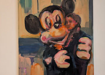 Pauline Zenk à Tarbes pour le finissage de son exposition à l'Atelier 20