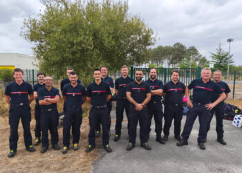 Des pompiers des Hautes Pyrénées en renfort sur l'incendie en Gironde