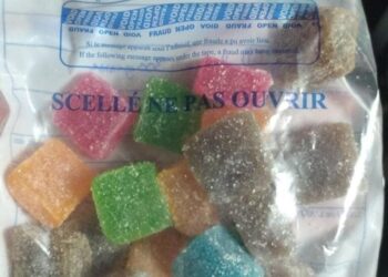 De la drogue saisie dans la composition de cookies et bombons