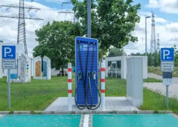 electric car charging station
