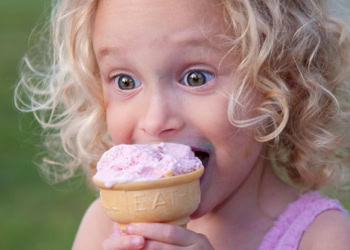 Sensations from eating ice cream can be visualized using a computer