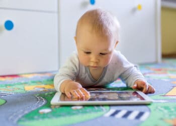 The new pacifier? Greater parental stress is linked to increased screen time in toddlers